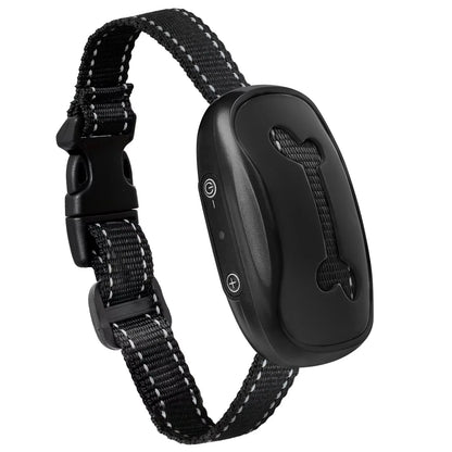 Pet Dog Anti Barking Device Dogs Training Collar USB Rechargeable Ultrasonic Stop Barking Vibration Anti Bark Collar Accessories