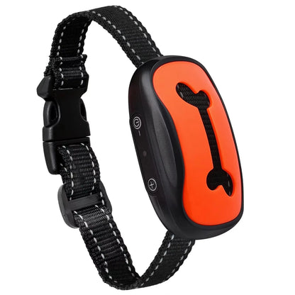 Pet Dog Anti Barking Device Dogs Training Collar USB Rechargeable Ultrasonic Stop Barking Vibration Anti Bark Collar Accessories